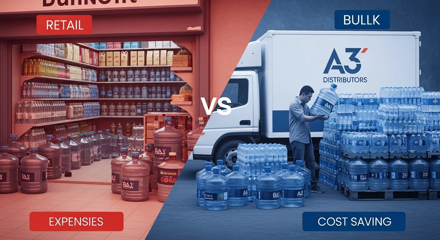 Retail vs Bulk Water Buying – Real Cost Analysis and Savings Guide for Mumbai Businesses