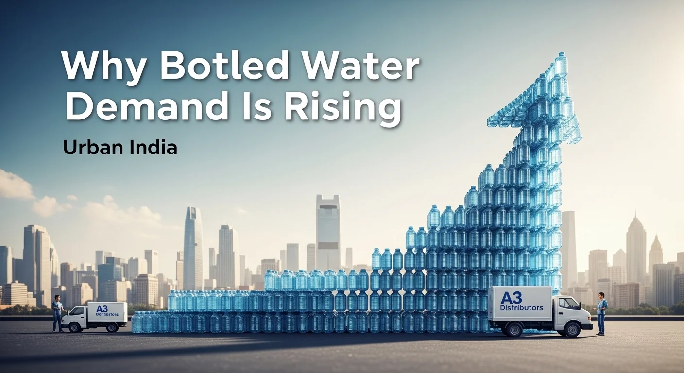 Why Bottled Water Demand Is Rising in Urban India – Market Analysis
